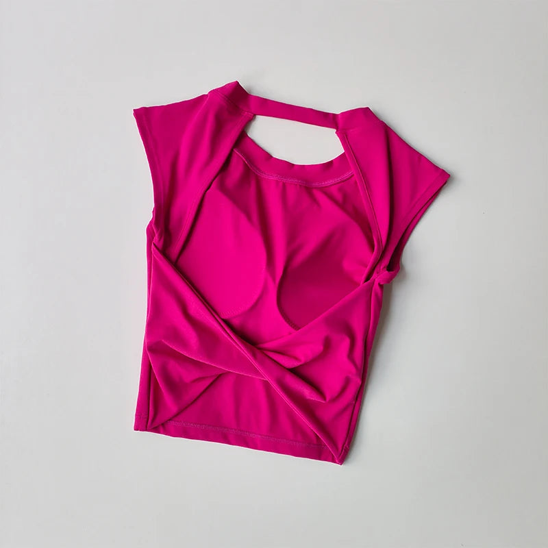 Open Back Gym Top | Quick-Dry, Multi-Colour | Women's Activewear | RestWellActive